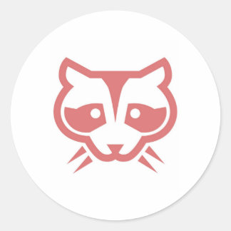 Racoon Face Sticker