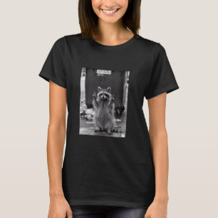 Racoon Funny Racoon Selfie Dumpster Trashcan T-Shirt