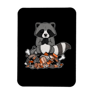 Racoon Gift Women Meditation Yoga Racoon Magnet
