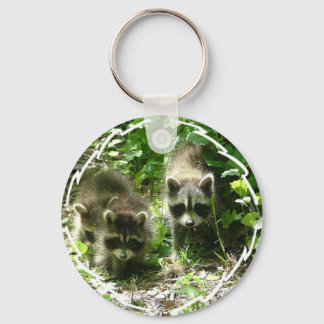 Racoon Habitat Keychain