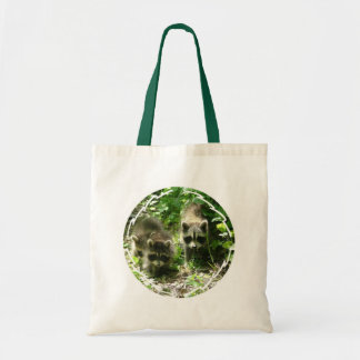 Racoon Habitat Small Canvas Bag