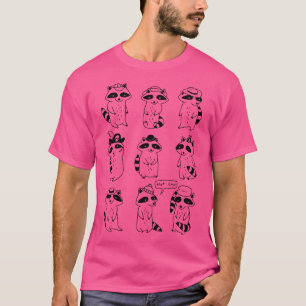 Racoon Hat Party T-Shirt