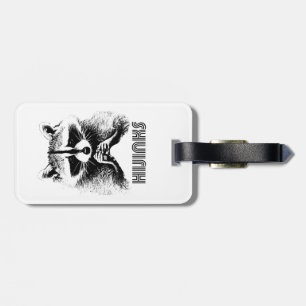Racoon Hijinks Luggage Tag