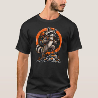 Racoon Hiker – Wild Trails T-Shirt