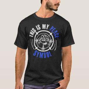 Racoon Hunting Season Symbol Coon Hunter  T-Shirt