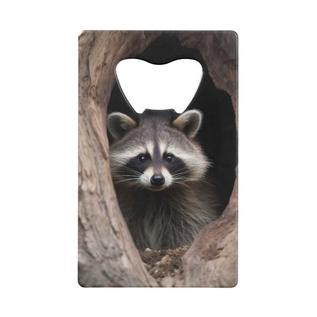 Racoon in Tree Cave  (Front)