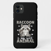 Racoon Is My Spirit Animal Cute Racoon