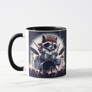Racoon Jam: Beating the Drums with Unstoppable Mug