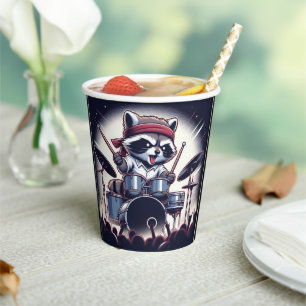 Racoon Jam: Beating the Drums with Unstoppable Paper Cups