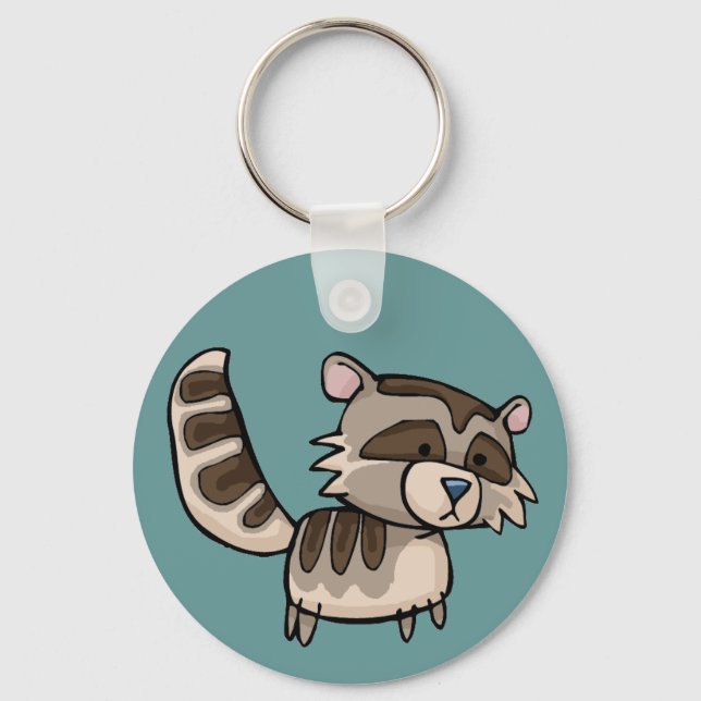 racoon key ring (Front)