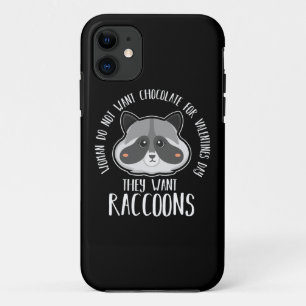 Racoon Lover Racoon For Valentines Day Case-Mate iPhone Case