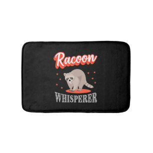 Racoon Lover Racoon Whisperer Bath Mat