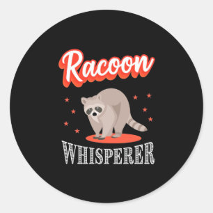 Racoon Lover Racoon Whisperer Classic Round Sticker