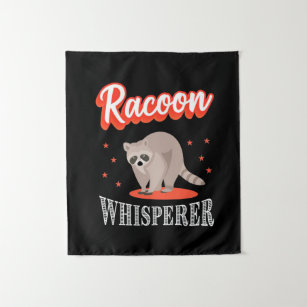 Racoon Lover Racoon Whisperer Tapestry