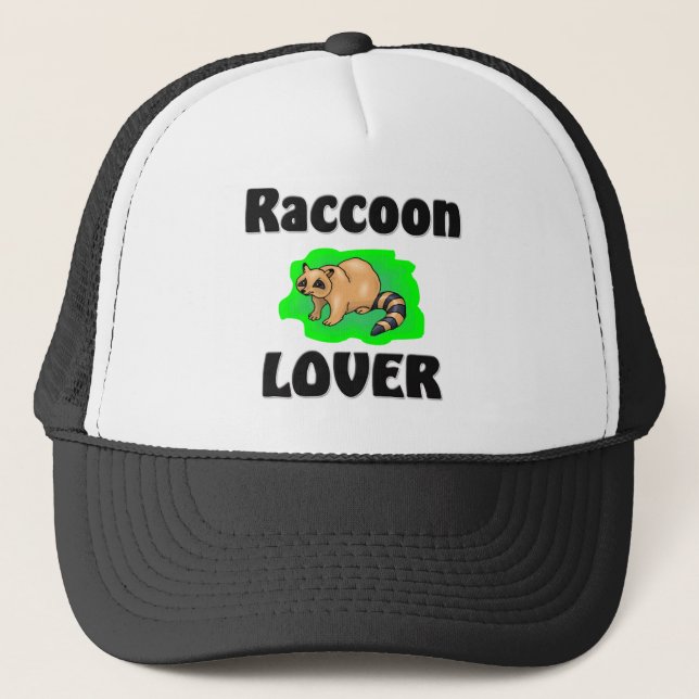Racoon Lover Trucker Hat (Front)