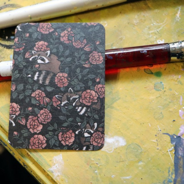 Racoon lovers cute raccoons art one persons trash business card (Creator Uploaded)