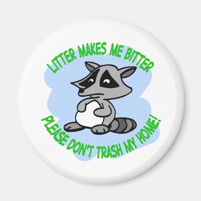 racoon magnet (Front)