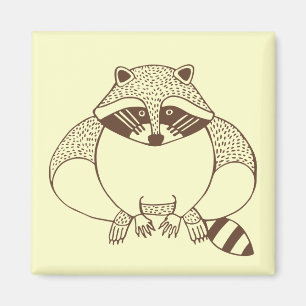 Racoon Magnet