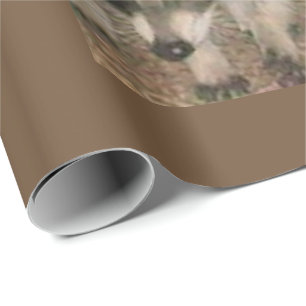Racoon Matte Wrapping Paper