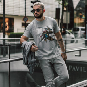 Racoon Modern Samurai T-Shirt