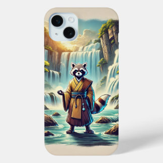 Racoon monk iphone case