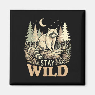 Racoon nature lover stay wild woodland wildlife magnet