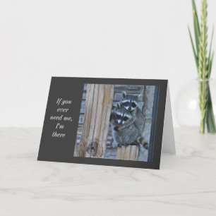 Racoon Notecard