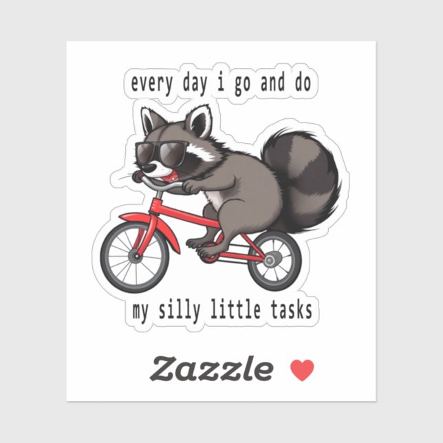 Racoon On Bicycle,Ew People racoon,racoon possu (Sheet)