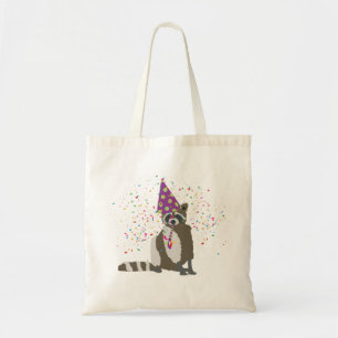 Racoon Party Animal Tote Bag
