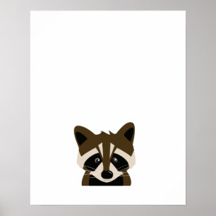 Racoon Print
