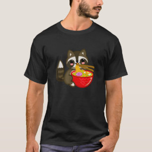 Racoon Ramen Noodles Cute Kawaii Japanese Anime G T-Shirt