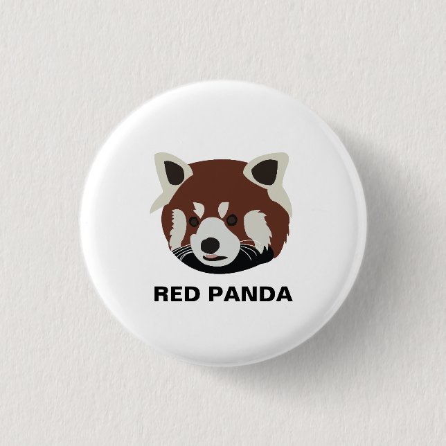 Racoon Red Panda Racoon  3 Cm Round Badge (Front)