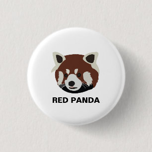 Racoon Red Panda Racoon 3 Cm Round Badge