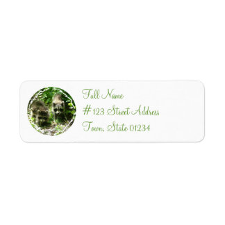 Racoon Return Address Label
