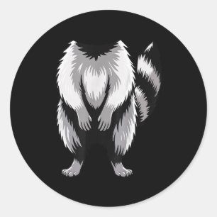 Racoon Shirt Adult Kids Men Women Racoon Costume Classic Round Sticker