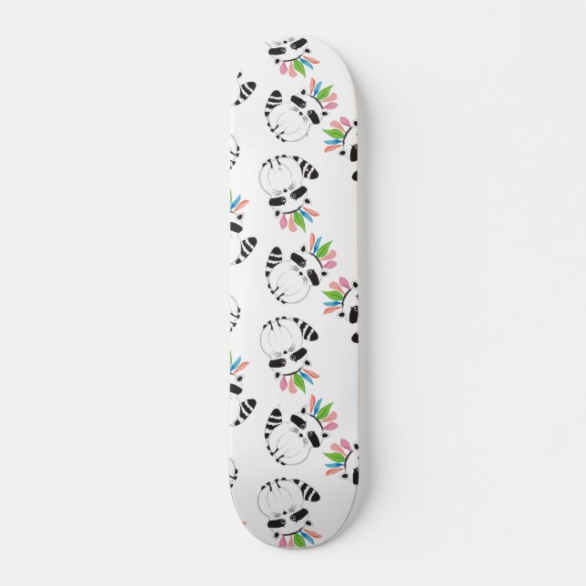 Racoon Skateboard (Front)