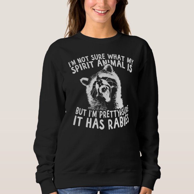 Racoon Spirit Animal Sweatshirt (Front)
