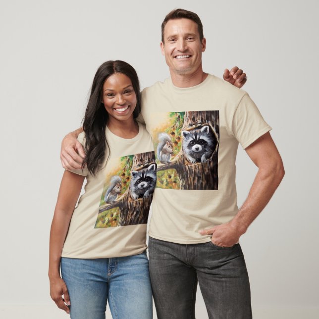 Racoon & Squirrel  T-Shirt (Unisex)
