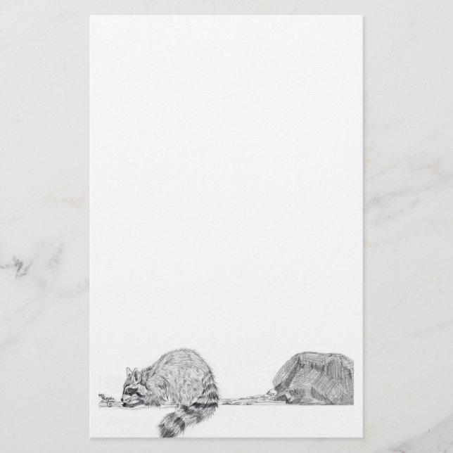 Racoon Stationery (Front)