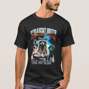 Racoon Straight Outta The Trash, Racoon Hip Hop T-Shirt
