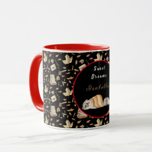 Racoon Sweet Fall Customise Text and Colour Mug