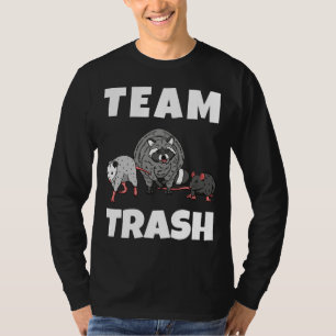 Racoon Team Cute Trash Panda Ringtail Lover T-Shirt