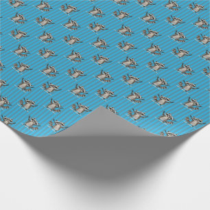 Racoon themed denser pattern for craft or gift wrapping paper