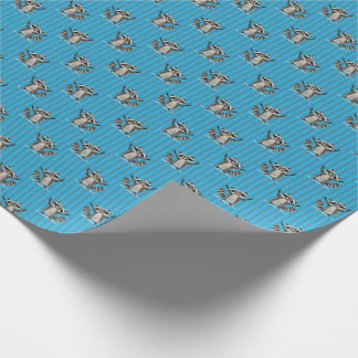 Racoon themed denser pattern for craft or gift wrapping paper