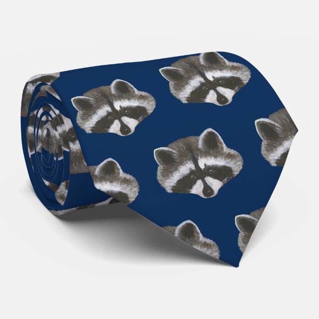 Racoon Tie (Rolled)