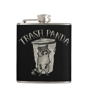 Racoon Trash Panda Hip Flask