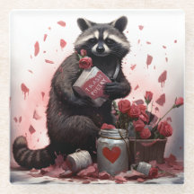 Racoon trash poetry Valentines day