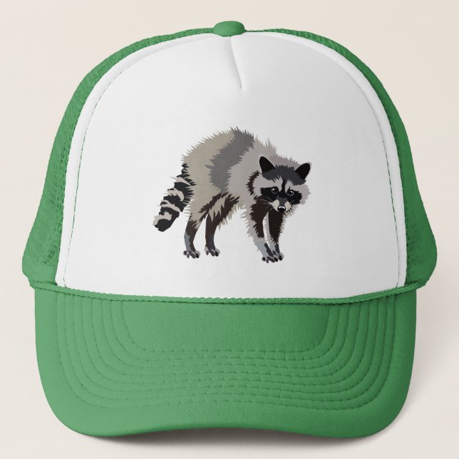 Racoon trucker cap (Front)