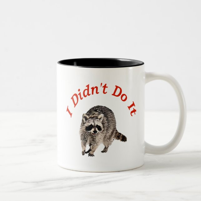 Racoon Two-Tone Coffee Mug (Right)