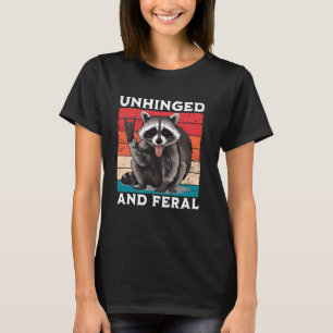 Racoon Unhinged And Feral Summer Racoon Toddler B T-Shirt
